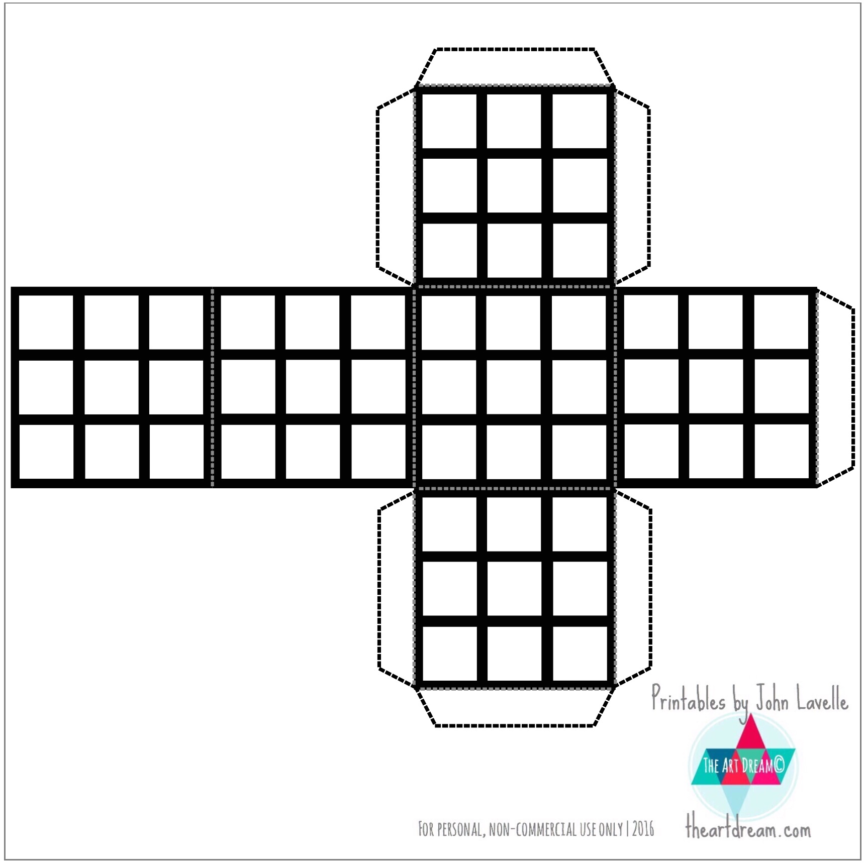 color-your-own-rubik-s-cube-printable